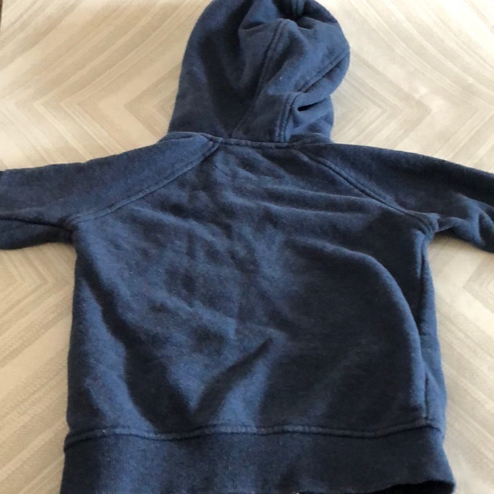 Vince Boys Blue Zip Up Hoodie - Picture 7 of 7